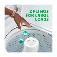 Gain Flings Laundry Detergent Pacs, 24 Count, Original Scent, 3 in 1 HE Detergent Pacs with Oxi Boost and Febreeze