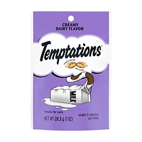 Temptations Treats for Cats, Creamy Dairy Flavor, 1 oz