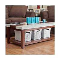 Sterilite Tall Weave Basket