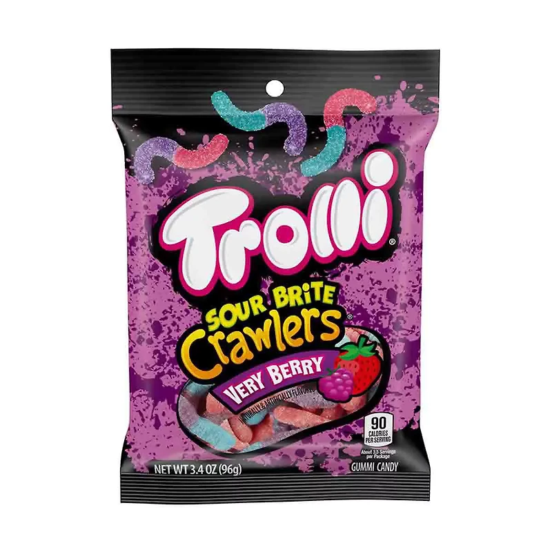 Trolli Sour Brite Crawlers, Very Berry
