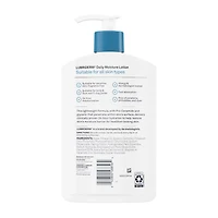Lubriderm Fragrance Free Daily Moisture Lotion + Pro-Ceramide, Shea Butter & Glycerin, Face, Hand & Body Lotion for Sensitive Skin, Hydrating for Healthier-Looking Skin, 16 fl. oz