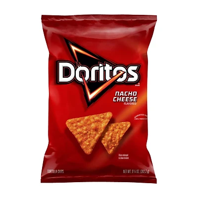 Doritos Tortilla Chips Nacho Cheese Flavored 9.25 oz