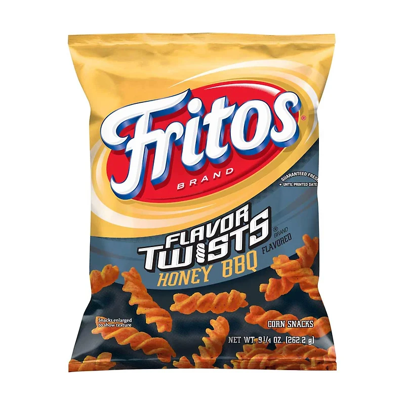 Fritos Twists Honey BBQ Corn Snacks, 9.25 Oz Bag