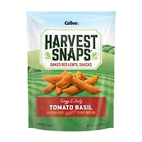 Harvest Snaps Tomato Basil Baked Red Lentil Snacks, 3 oz