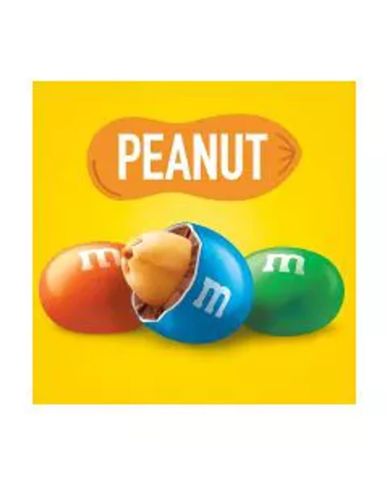 M&M'S Peanut Milk Chocolate Candy, 2.55 oz Bag