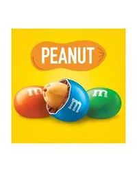 M&M'S Peanut Milk Chocolate Candy, 2.55 oz Bag