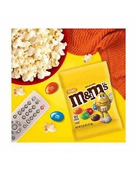 M&M'S Peanut Milk Chocolate Candy, 2.55 oz Bag