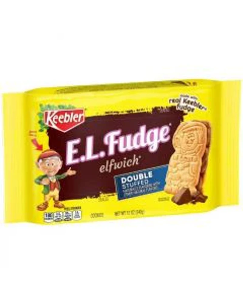 Keebler Fudge Shoppe E.L. Fudge Double Stuffed Original Cookie, 12 oz