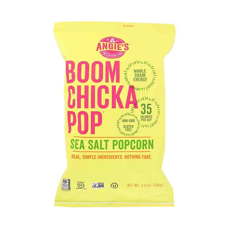 Angie's Boom Chicka Pop Sea Salt Popcorn, 4.8 oz.