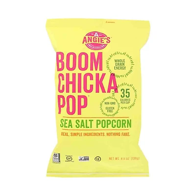 Angie's Boom Chicka Pop Sea Salt Popcorn, 4.8 oz.