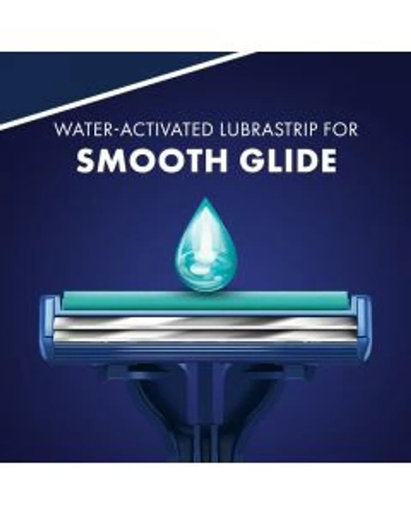 Gillette Sensor2 Plus Pivoting Head Disposable Razors for Men, 10 ct