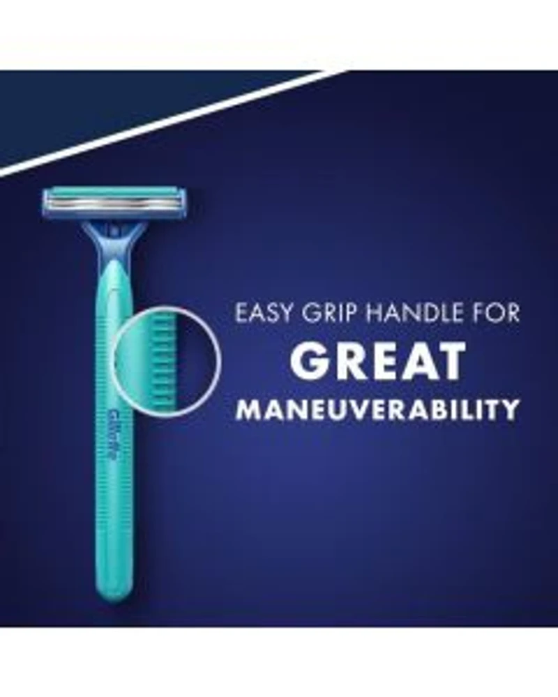 Gillette Sensor2 Plus Pivoting Head Disposable Razors for Men, 10 ct