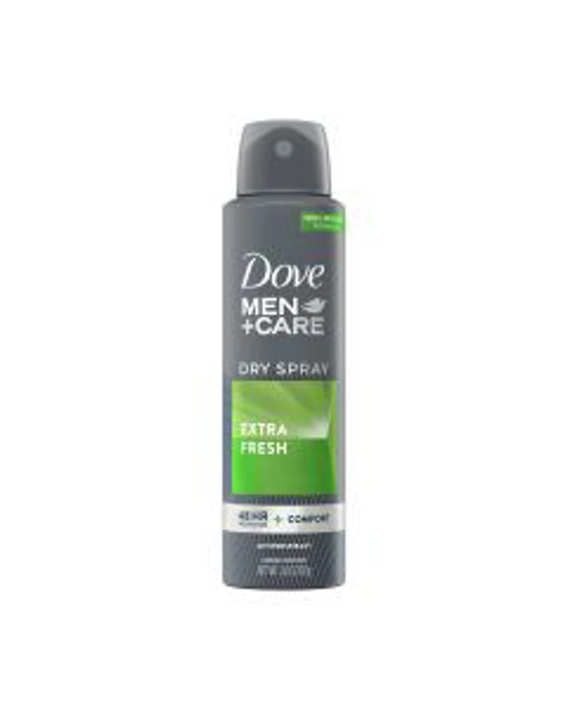 Dove Men +Care Extra Fresh Antiperspirant Deodorant Dry Spray, 3.8 oz