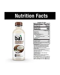 Bai Antioxidant Infused Flavored Water, Molokai Coconut, 18 fl oz