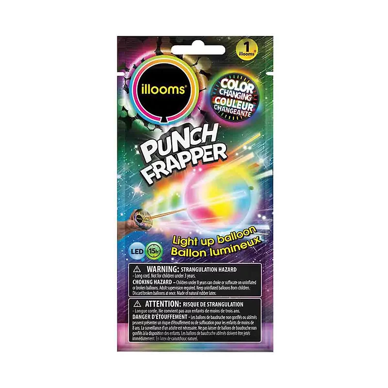 illooms 12" LED Color Changing Punch Ball Balloon