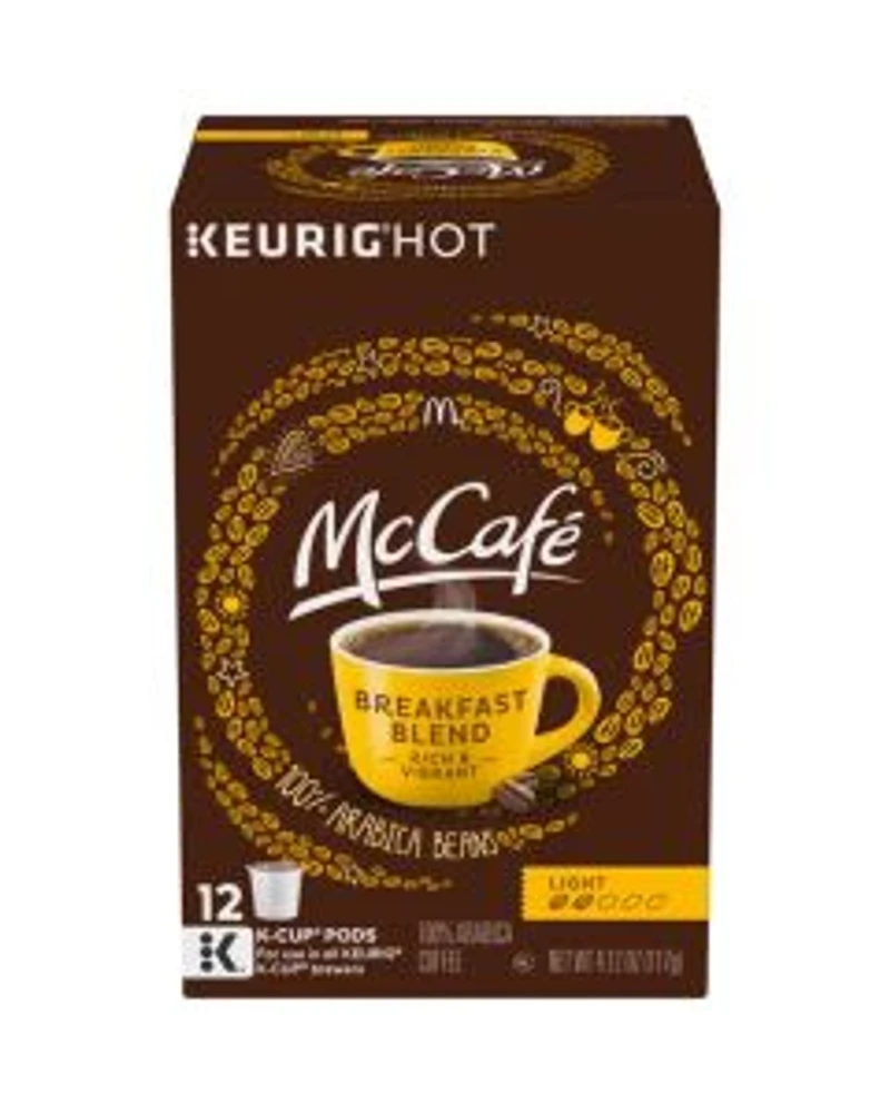 McCafé Breakfast Blend K-Cup Coffee Pods, 12 ct