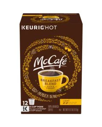 McCafé Breakfast Blend K-Cup Coffee Pods, 12 ct