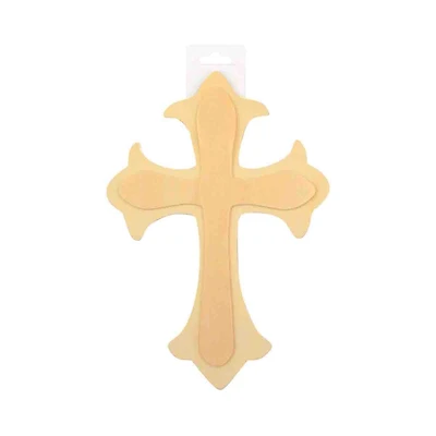 ArtSkills Unfinished Wood Cross Cutout for Painting & Crafts, 11" x 7.5"