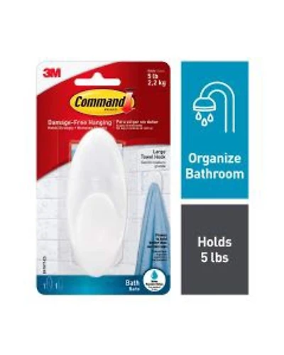 Command Towel Hook, Large