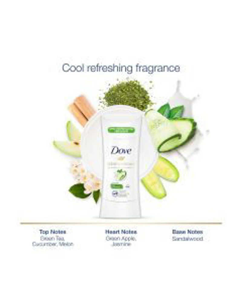 Dove Advanced Care Antiperspirant Deodorant Stick, Cool Essentials, 2.6 oz