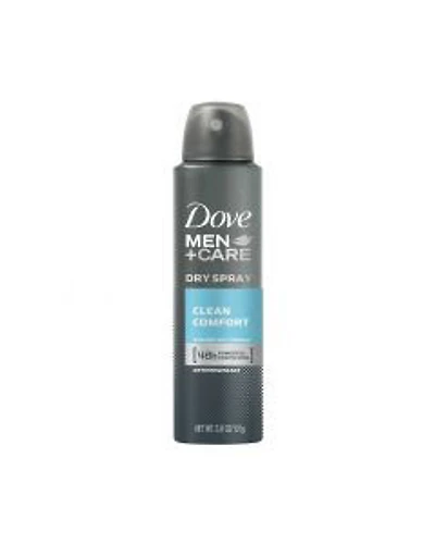 Dove Men +Care Anti-Perspirant Deodorant Dry Spray, Clean Comfort, 3.8 oz