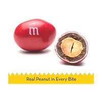 M&M'S Peanut Chocolate Candy Grab & Go Size Bag, 5.5 oz