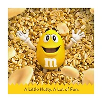 M&M'S Peanut Chocolate Candy Grab & Go Size Bag, 5.5 oz