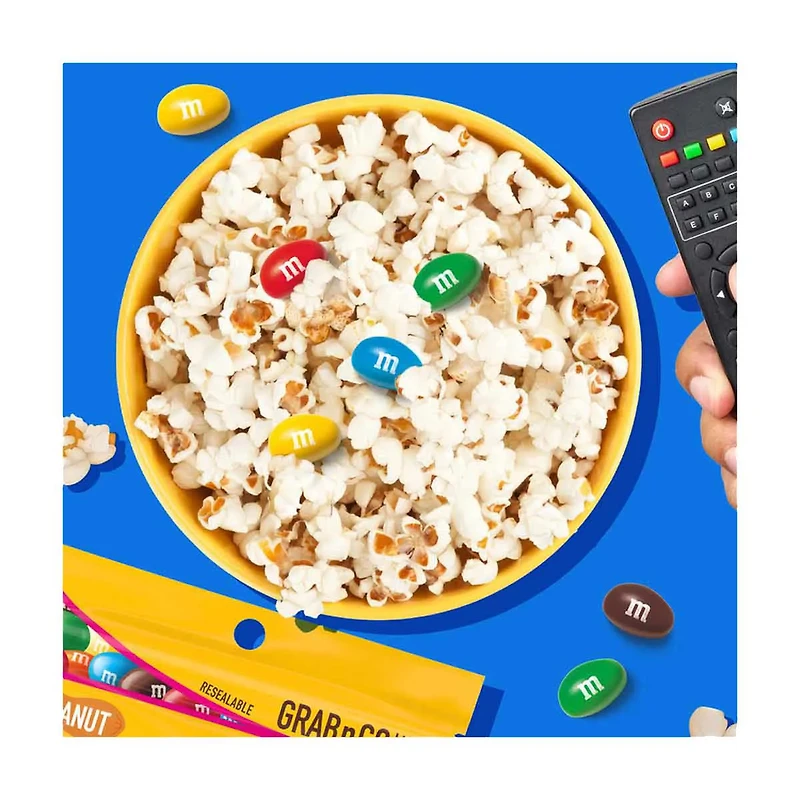 M&M'S Peanut Milk Chocolate Candy - Grab N Go Size, 5 oz