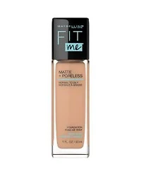 Maybelline Fit Me Matte + Poreless Liquid Foundation Makeup, Sun Beige