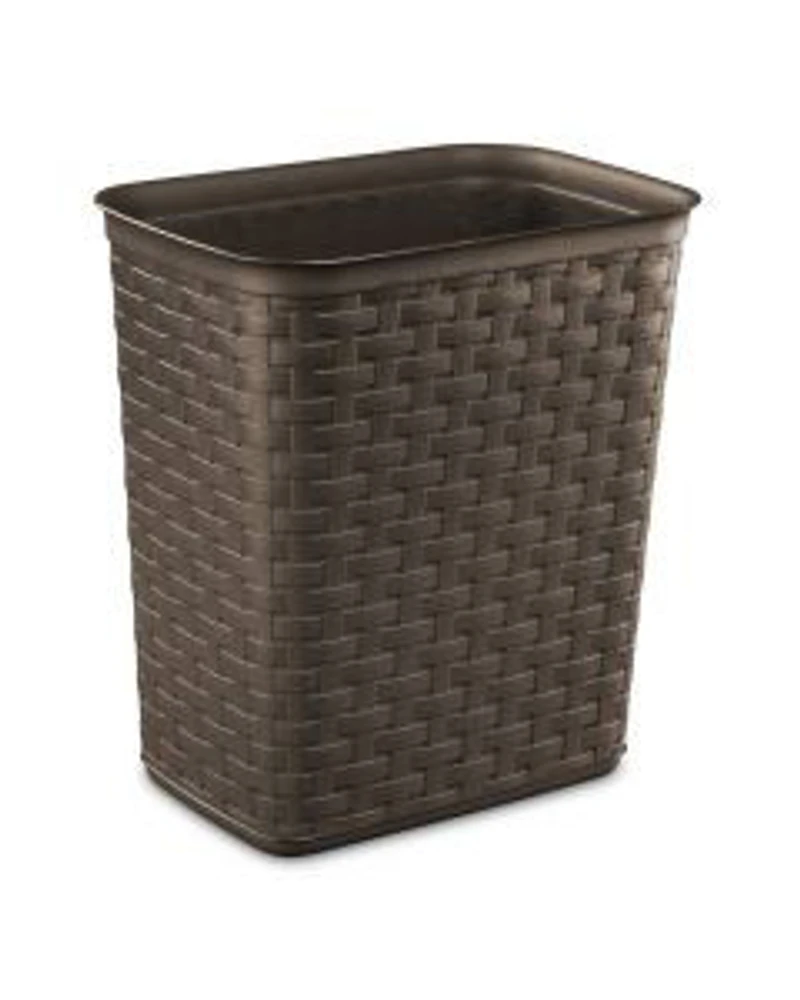 Sterilite Weave Wastebasket, 3.4 Gal