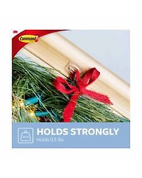 Command Clear Mini Hooks, 6 Hooks, 8 Strips/Pack.