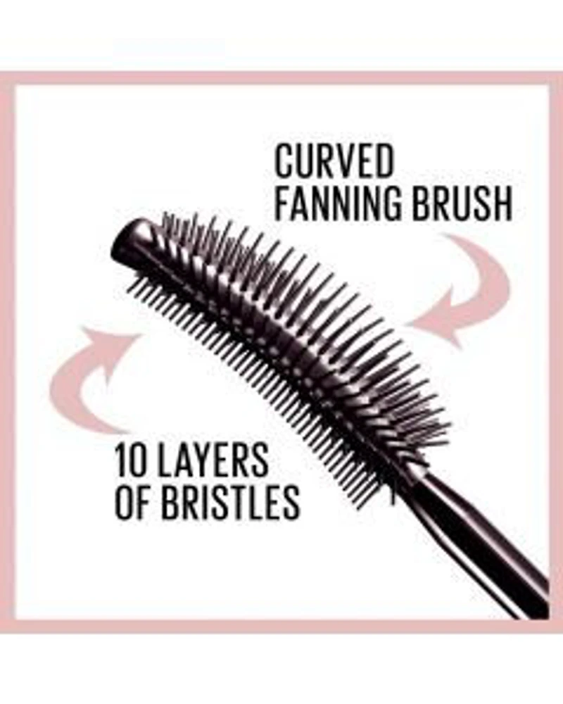 Maybelline Lash Sensational Washable Mascara, Brownish Black, 0.32 fl oz