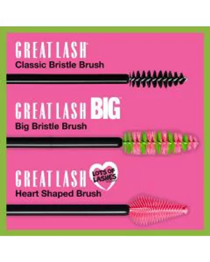 Maybelline Great Lash Big Washable Mascara, Blackest Black