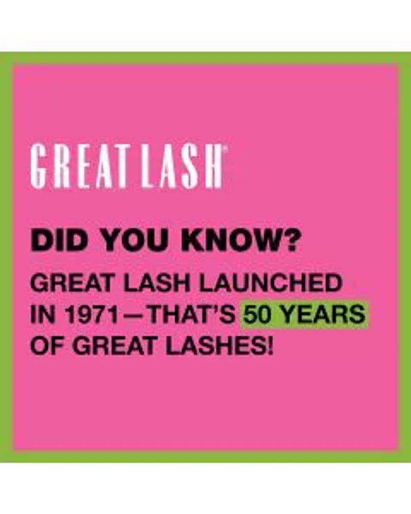 Maybelline Great Lash Big Washable Mascara, Blackest Black