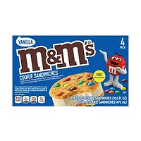M&M'S Vanilla Ice Cream Sandwiches, 4 ct