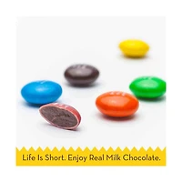 M&M'S Milk Chocolate Candy Grab & Go Size Bag, 5.5 oz