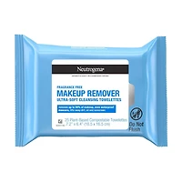 Neutrogena Fragrance-Free Cleansing Makeup Remover Face Wipes, 25 ct