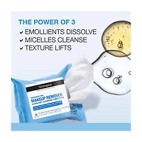 Neutrogena Fragrance-Free Cleansing Makeup Remover Face Wipes, 25 ct