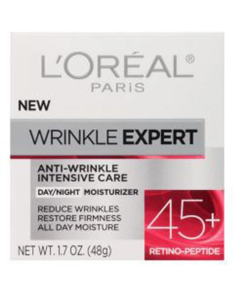 L'Oreal Paris Wrinkle Expert 45+ Anti-Aging Face Moisturizer, 1.7 oz