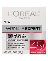 L'Oreal Paris Wrinkle Expert 45+ Anti-Aging Face Moisturizer, 1.7 oz