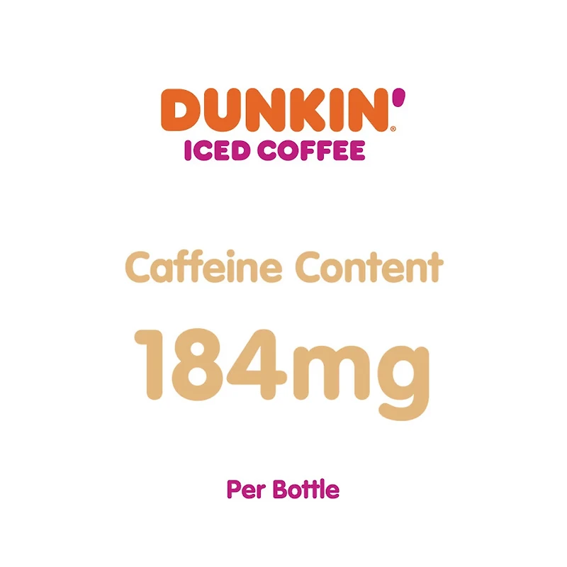 Dunkin' French Vanilla Iced Coffee, 13.7 fl oz