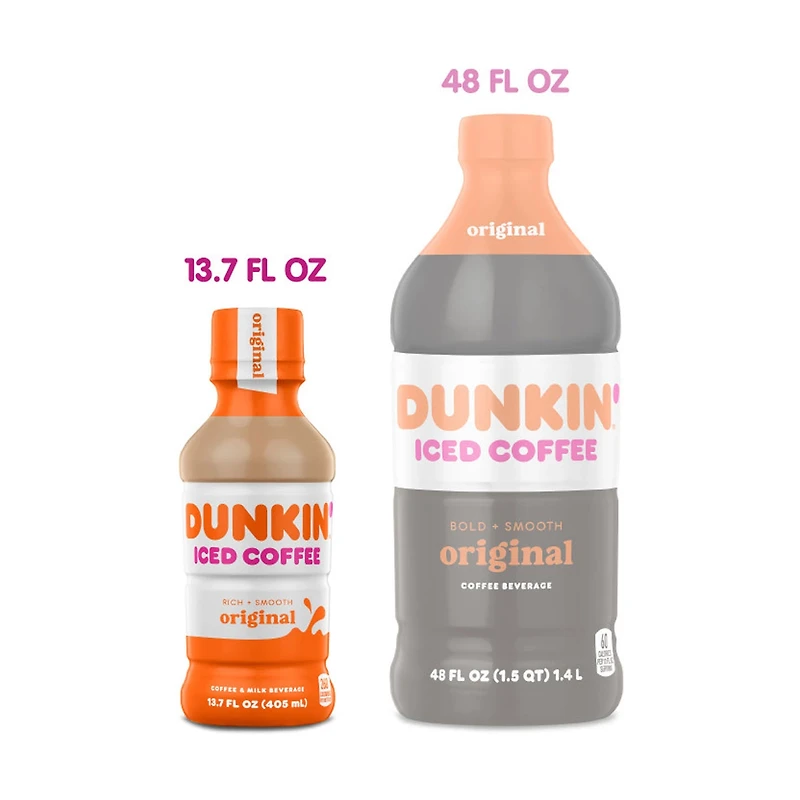 Dunkin' French Vanilla Iced Coffee, 13.7 fl oz