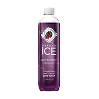 Sparkling Ice Grape Raspberry Flavored Sparkling Water, 17 fl oz