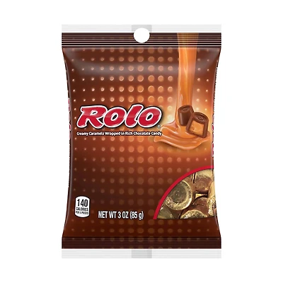 Rolo Creamy Caramel Chocolate Candy, 3 oz