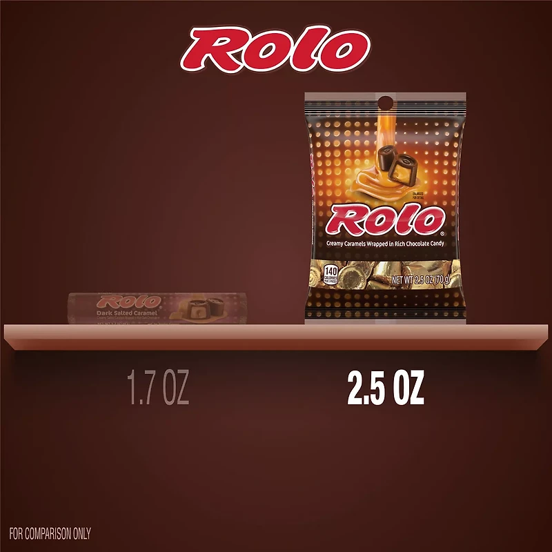 ROLO® Rich Chocolate Caramels Candy Bag, 2.5 oz