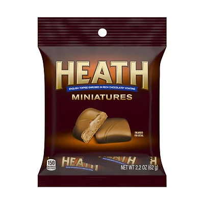 Heath English Toffee Miniatures, 2.2 oz