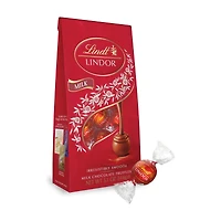 Lindt LINDOR Milk Chocolate Candy Truffles, Chocolates with Smooth, Melting Truffle Center, 5.1 oz. Bag