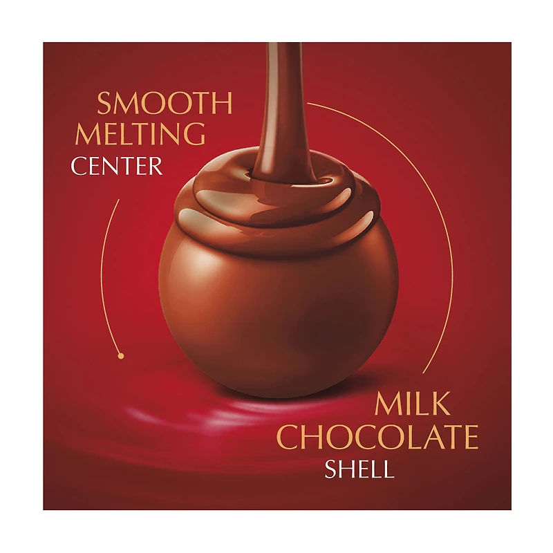 Lindt LINDOR Milk Chocolate Candy Truffles, Chocolates with Smooth, Melting Truffle Center, 5.1 oz. Bag