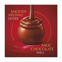 Lindt LINDOR Milk Chocolate Candy Truffles, Chocolates with Smooth, Melting Truffle Center, 5.1 oz. Bag
