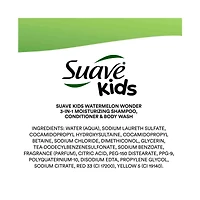 Suave Kids Watermelon Wonder 3 in 1 Shampoo Conditioner Body Wash, 40oz